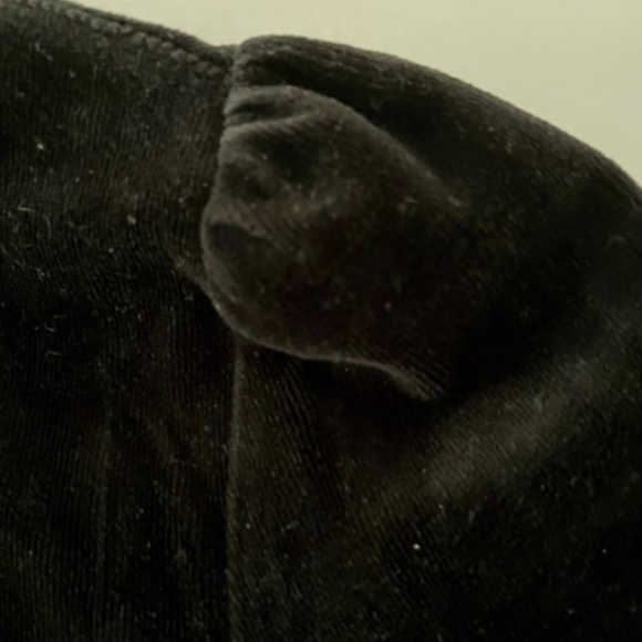 Ann Taylor Loft Black Velour Zip Front Hoodie Size XSP - Picture 4 of 4